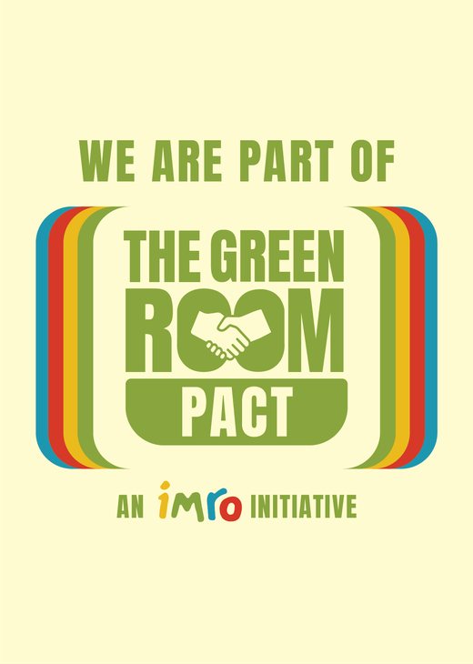 Poster: We are part of the Green Room Pact